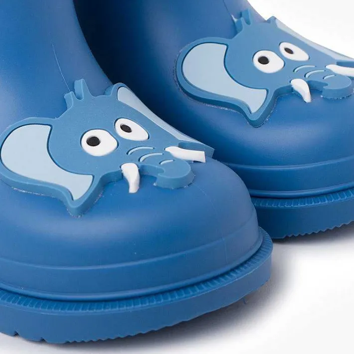 Pisamonas Wellies>Adjustable Neck Elephant Rain Boots