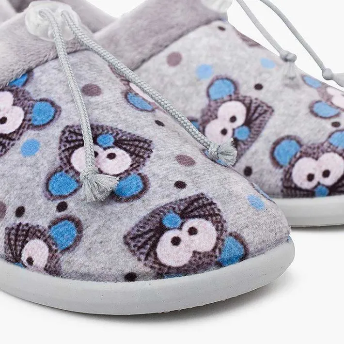 Pisamonas Slippers>Adjustable Slippers House Mice