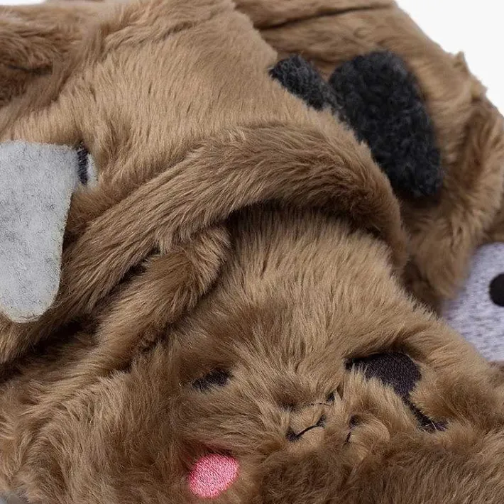 Pisamonas Slippers>Animal Teddy Fabric Slippers