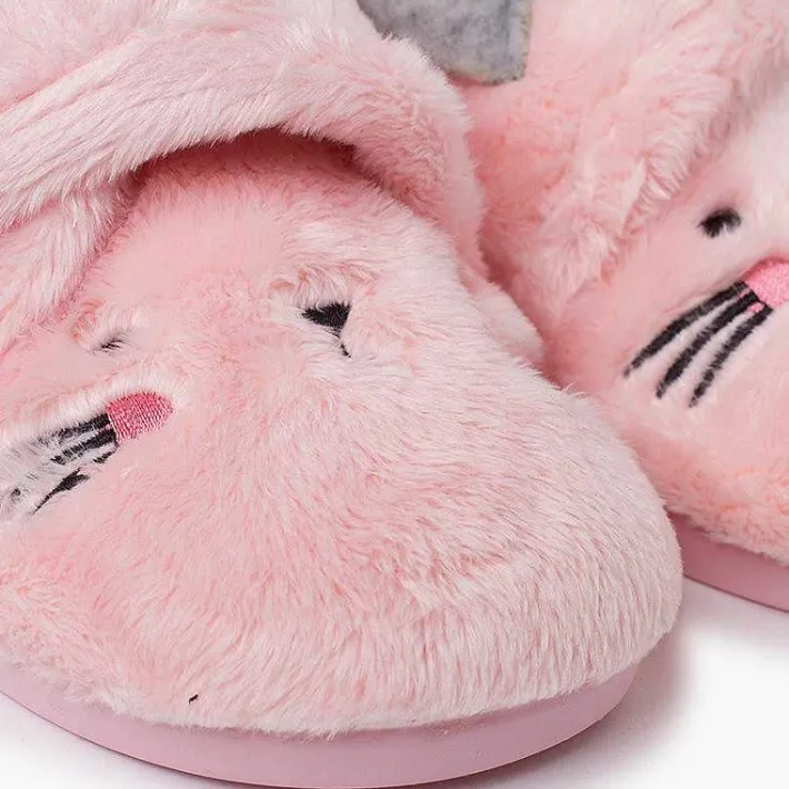 Pisamonas Slippers>Animal Teddy Fabric Slippers