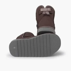 Pisamonas Boots>Aussie Style Boots With A Back Bow Colour Brown