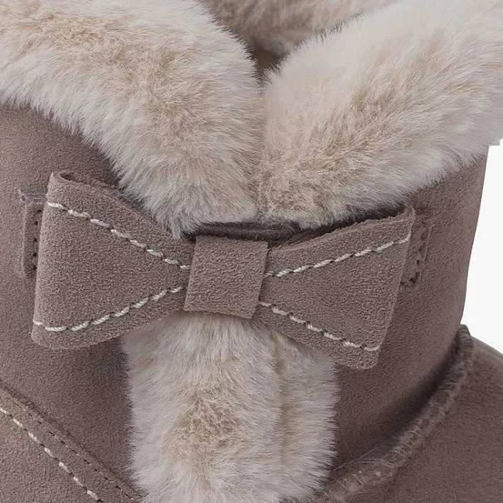 Pisamonas Boots>Australian Style Boot Side Bow Colour Sand