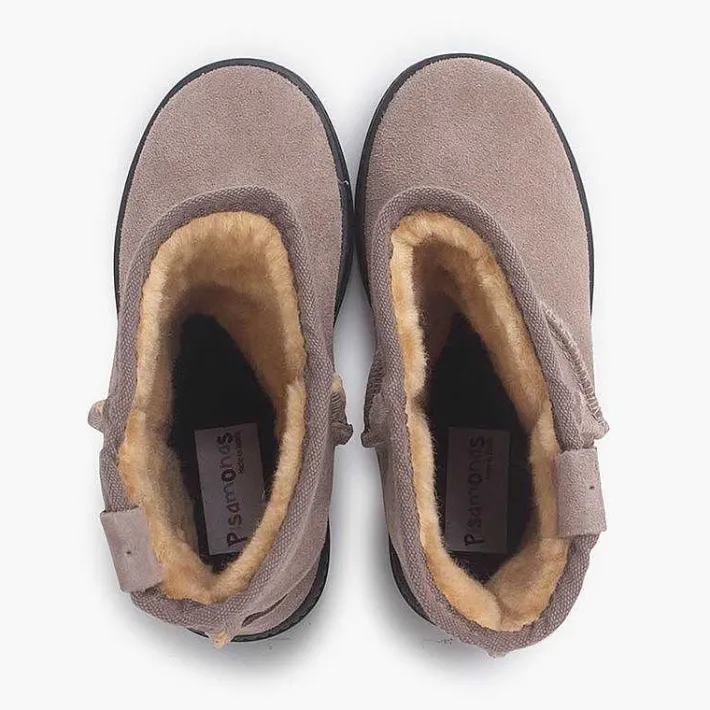 Pisamonas Boots>Australian Style Boot With Wide Sole And Sheepskin