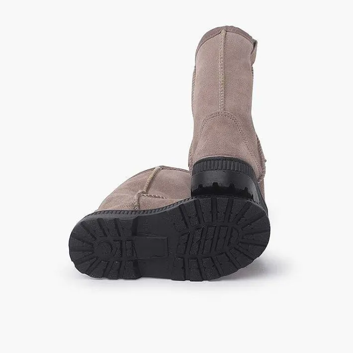 Pisamonas Boots>Australian Style Boot With Wide Sole And Sheepskin