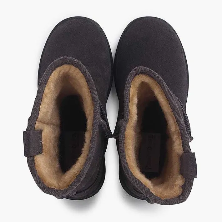 Pisamonas Boots>Australian Style Boot With Wide Sole And Sheepskin