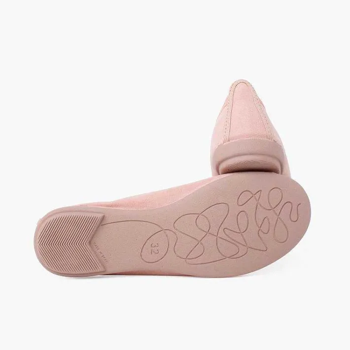 Pisamonas Ballet Pumps And Flats>Backstitch Ballet Flats With Crossed Elastic