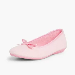 Pisamonas Slippers>Ballerina Slippers With Bow