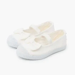 Pisamonas Ballet Pumps And Flats>Ballet Pumps Elastic And Laces Trainers-Style Soles