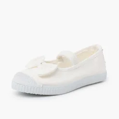 Pisamonas Ballet Pumps And Flats>Ballet Pumps Elastic And Laces Trainers-Style Soles