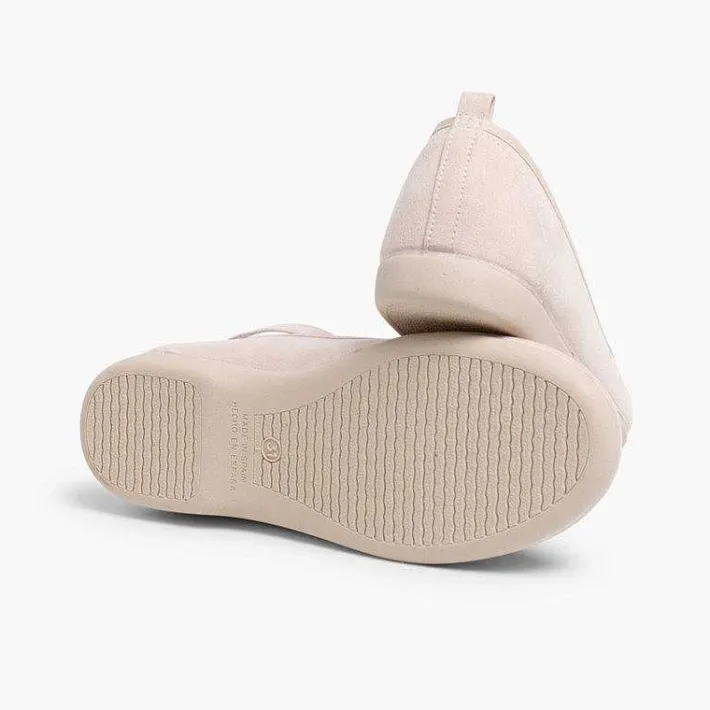 Pisamonas Ballet Pumps And Flats>Ballet Pumps Satin Bow Anklet Strap