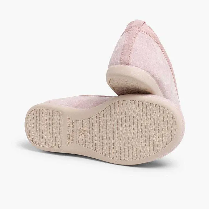 Pisamonas Ballet Pumps And Flats>Ballet Pumps Satin Bow Anklet Strap