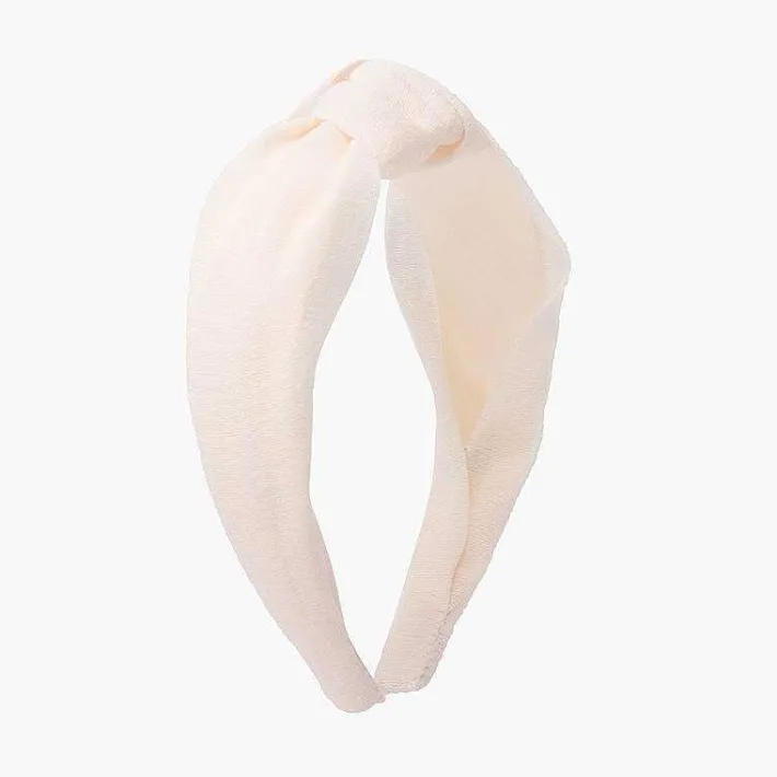 Pisamonas Hair Accessories>Bambula Lines Wide Knot Headband
