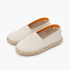 Pisamonas Espadrilles>Bicolour Jute Espadrilles With Elastic
