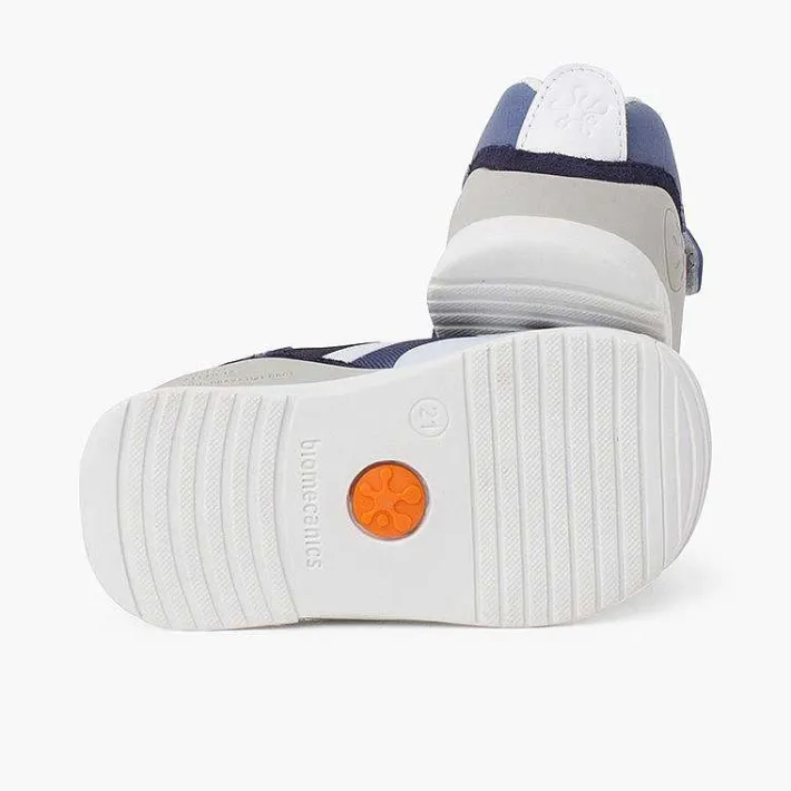 Pisamonas Trainers>Biogateo Grid Trainers Colour Blue And White