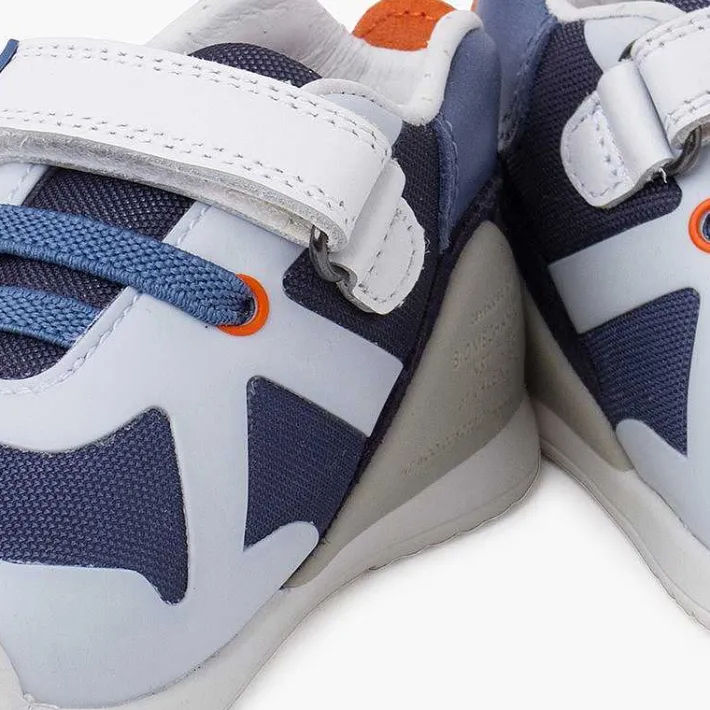 Pisamonas Trainers>Biogateo Grid Trainers Colour Blue And White