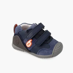 Pisamonas Trainers>Biogateo Sport Hook-And-Loop Trainers Colour Navy Blue