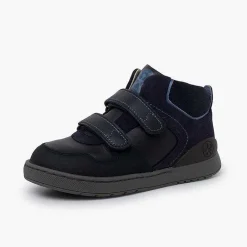 Pisamonas School Shoes>Biomecanics Boots Double Hook-And-Loop Closure Colour Navy Blue