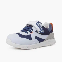 Pisamonas Trainers>Biomecanics Children'S Grid Trainers Colour Blue And White