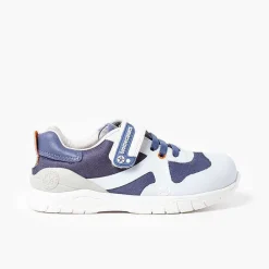 Pisamonas Trainers>Biomecanics Children'S Grid Trainers Colour Blue And White