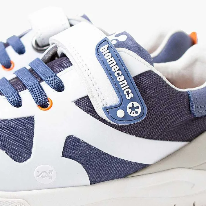 Pisamonas Trainers>Biomecanics Children'S Grid Trainers Colour Blue And White