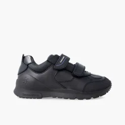 Pisamonas School Shoes>Biomecanics Double Riptape School Sports Shoes Colour Navy Blue