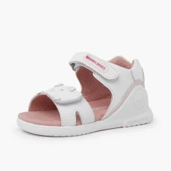 Pisamonas Sandals>Biomecanics Puppy First Steps Sandals Colour White