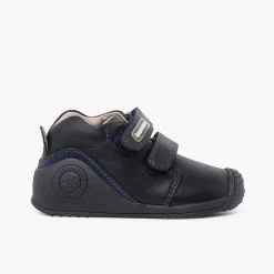 Pisamonas School Shoes>Biomecanics School Shoes Reinforced Toe Cap Colour Navy Blue