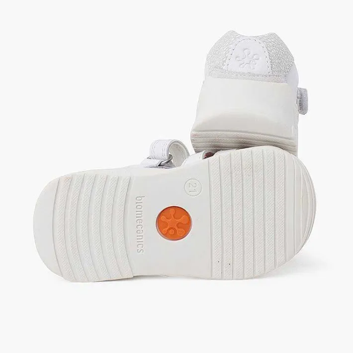Pisamonas Sandals>Biomecanics Seahorse Rubber Toe Sandals Colour White