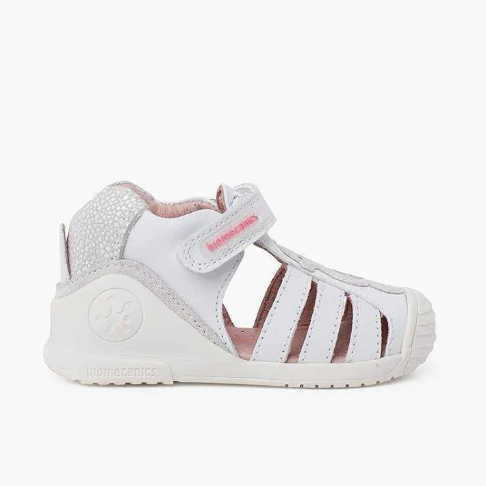Pisamonas Sandals>Biomecanics Seahorse Rubber Toe Sandals Colour White