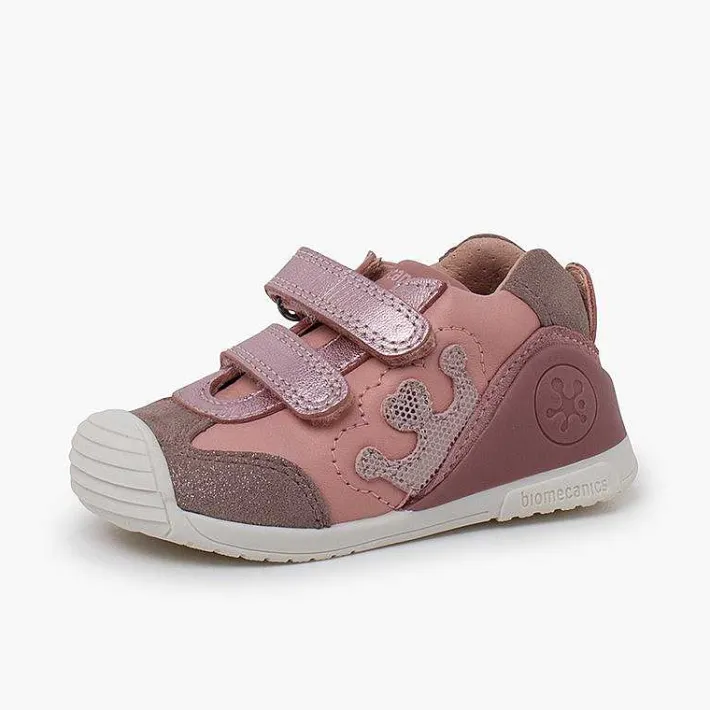Pisamonas Trainers>Biomecanics Sneakers Double Hook-And-Loop Closure Crown Colour Pink