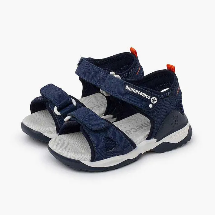 Pisamonas Sandals>Biomecanics Trekking Canvas Sandals Colour Navy Blue