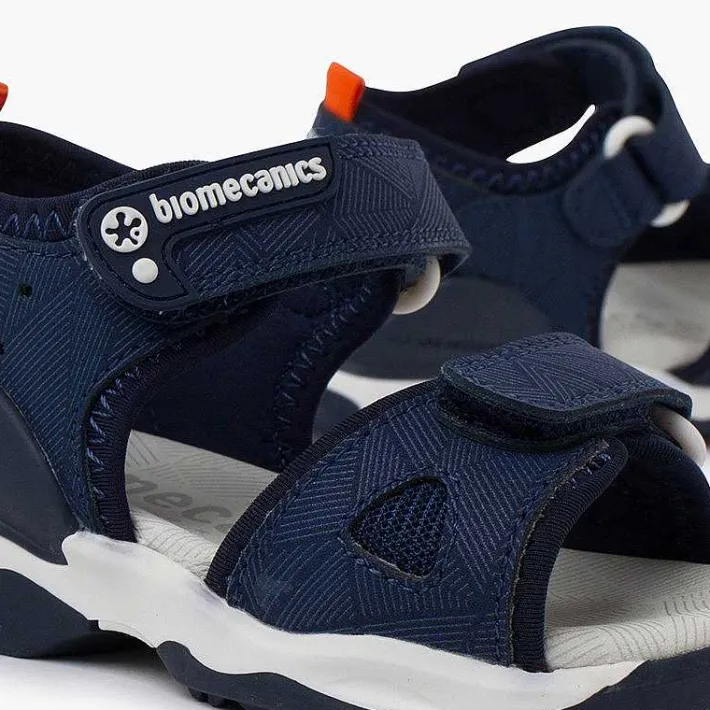 Pisamonas Sandals>Biomecanics Trekking Canvas Sandals Colour Navy Blue