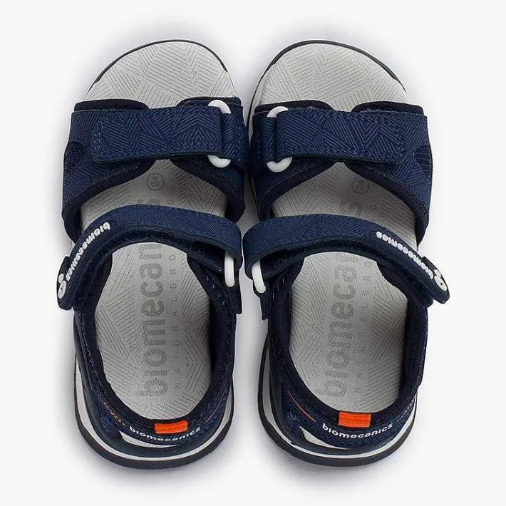 Pisamonas Sandals>Biomecanics Trekking Canvas Sandals Colour Navy Blue