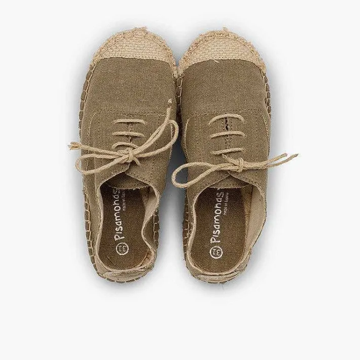 Pisamonas Brogues And Bluchers>Blucher Jute Shoelaces And Toecap