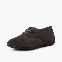 Pisamonas Brogues And Bluchers>Blucher Shoes Girl And Woman Suede