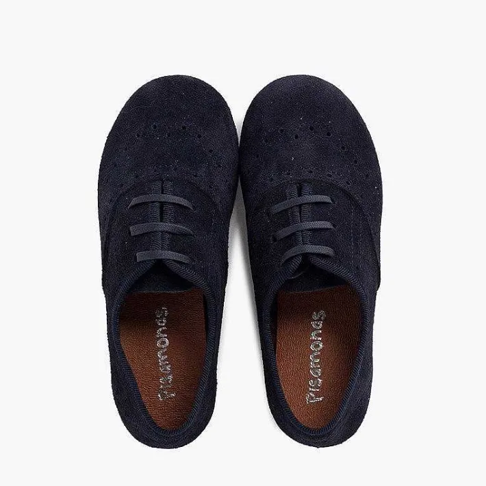 Pisamonas Brogues And Bluchers>Blucher Shoes Girl And Woman Suede