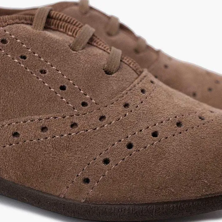 Pisamonas Brogues And Bluchers>Blucher Shoes Girl And Woman Suede