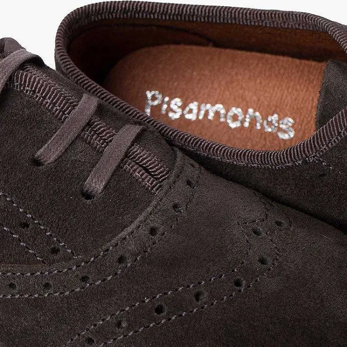 Pisamonas Brogues And Bluchers>Blucher Shoes Girl And Woman Suede