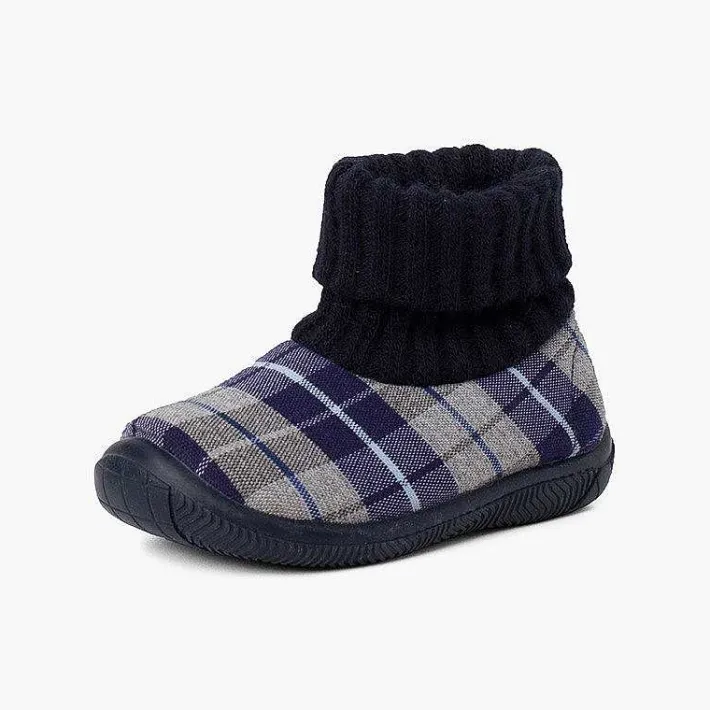 Pisamonas Slippers>Boot Slippers With Wool Sock Collar