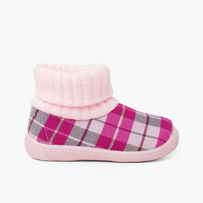 Pisamonas Slippers>Boot Slippers With Wool Sock Collar