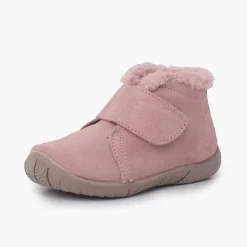 Pisamonas Boots>Boot With Lamb'S Wool Collar And Pull-On Strap
