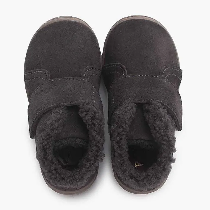 Pisamonas Boots>Boot With Lamb'S Wool Collar And Pull-On Strap