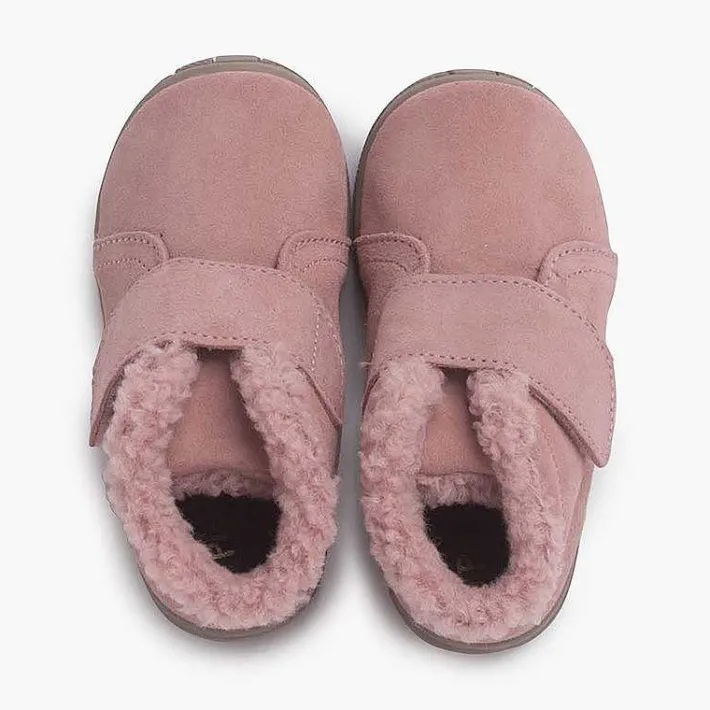 Pisamonas Boots>Boot With Lamb'S Wool Collar And Pull-On Strap