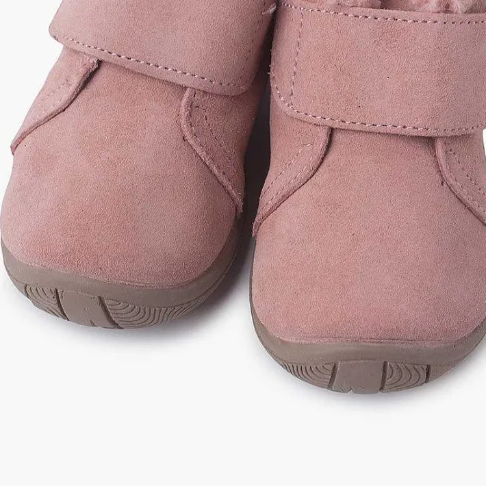 Pisamonas Boots>Boot With Lamb'S Wool Collar And Pull-On Strap