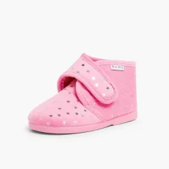 Pisamonas Slippers>Bootie Slippers With Little Stars