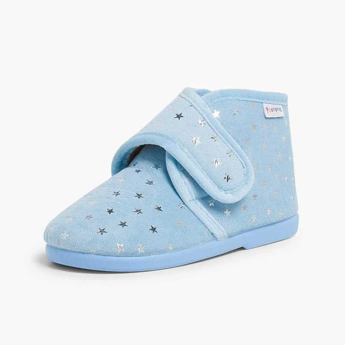 Pisamonas Slippers>Bootie Slippers With Little Stars