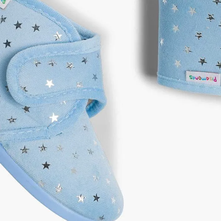 Pisamonas Slippers>Bootie Slippers With Little Stars