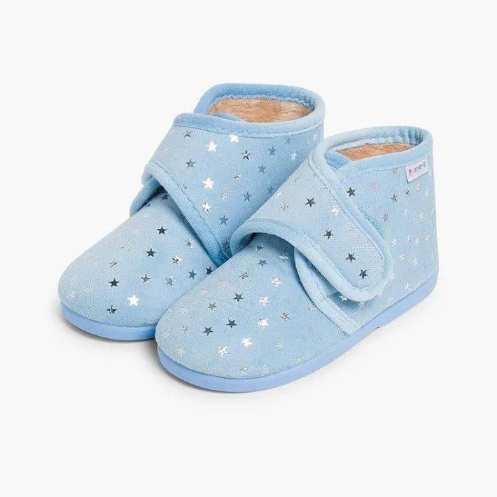 Pisamonas Slippers>Bootie Slippers With Little Stars