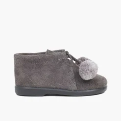 Pisamonas Boots>Booties With Pompoms For Boys And Girls