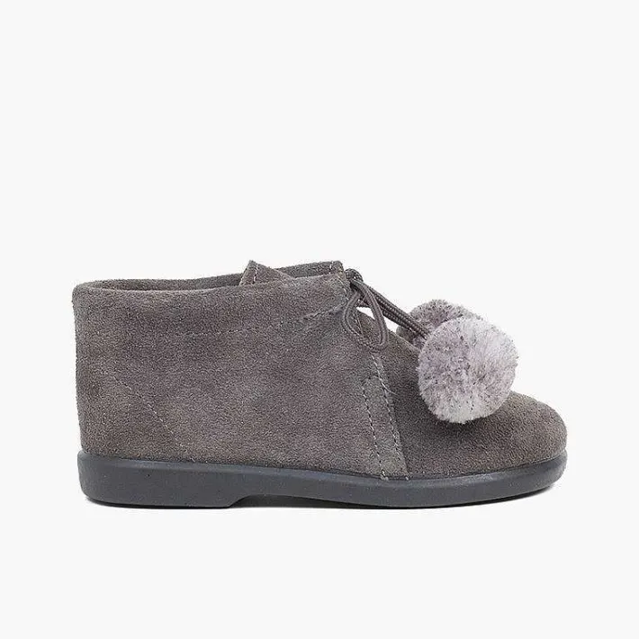 Pisamonas Boots>Booties With Pompoms For Boys And Girls